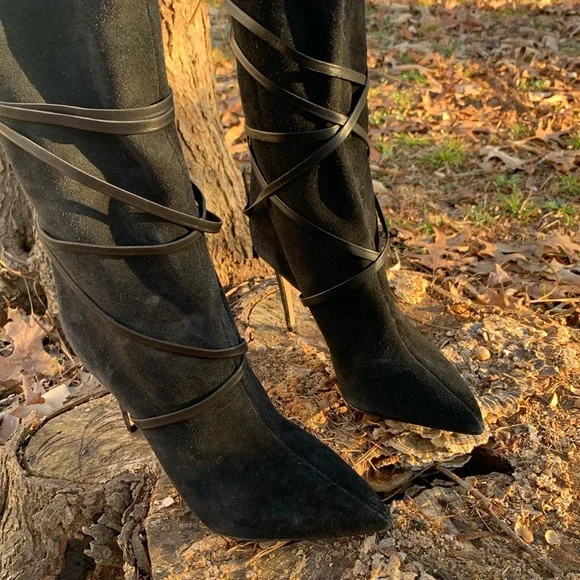 Schutz
Maryana Lace Cow Suede Boot - Picture 5 of 16